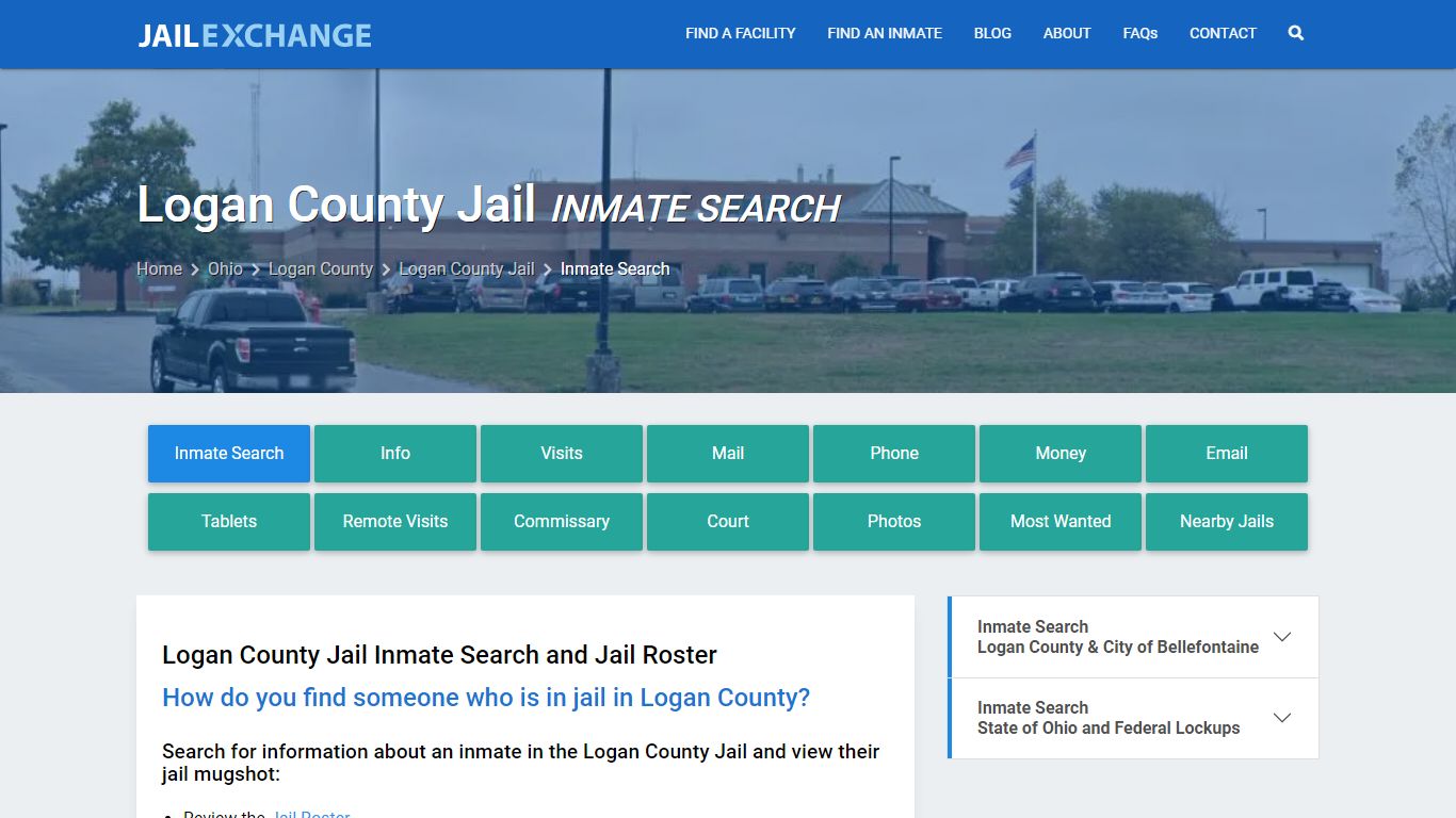 Inmate Search: Roster & Mugshots - Logan County Jail, OH - Jail Exchange